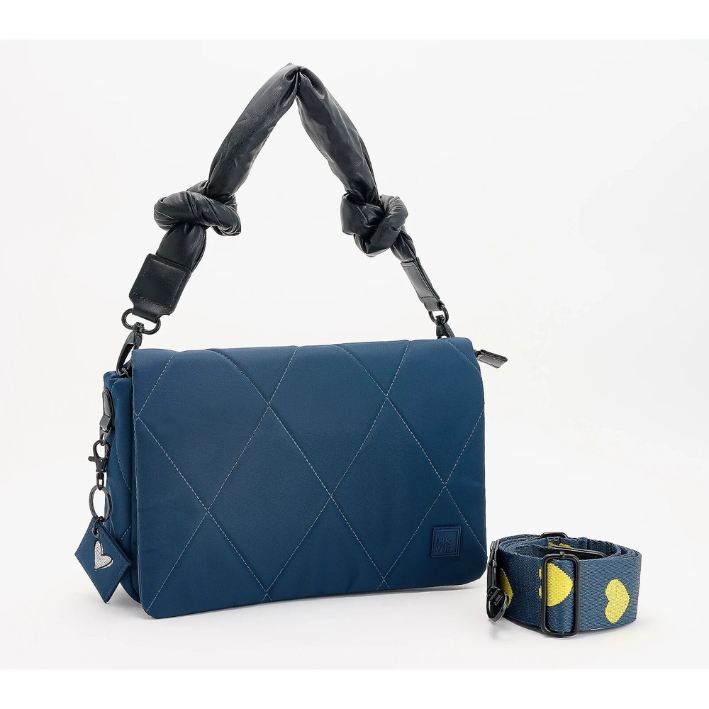 Shawn Killinger x IHKWIP Knotted Shoulder Bag with Two Straps Dark Denim A629774